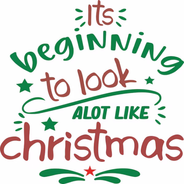 It's beginning to look like Christmas