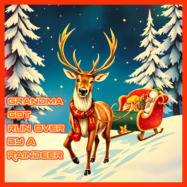 Grandma got run over by a Raindeer