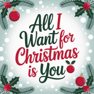 All I want for Christmas is You